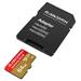 SanDisk MicroSDHC karta 64GB Extreme PLUS (R200/W90MB/s, UHS-I V30, Rescue Pro Deluxe) + adaptér SDSQXBU-064G-GU6MA