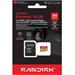 SanDisk MicroSDHC karta 64GB Extreme PLUS (R200/W90MB/s, UHS-I V30, Rescue Pro Deluxe) + adaptér SDSQXBU-064G-GU6MA