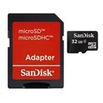 SanDisk - Paměťová karta flash ( adaptér microSDHC - SD zahrnuto ) - 32 GB - Třída 4 - microSDHC - SDSDQB-032G-B35