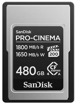SanDisk PRO-CINEMA CFexpress Type A Card 480GB SDCFEA-480G-GN4NN