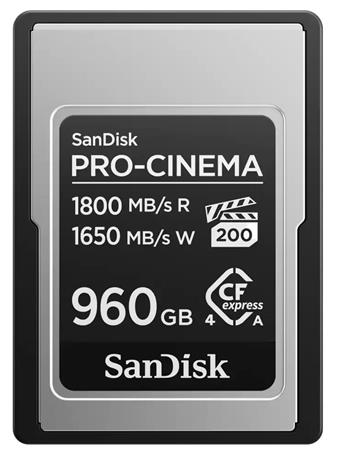 SanDisk PRO-CINEMA CFexpress Type A Card 960GB SDCFEA-960G-GN4NN