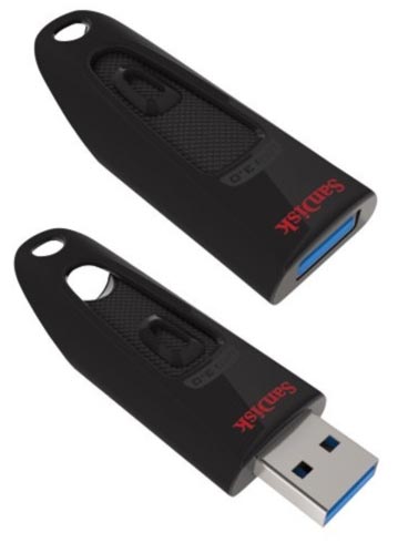 SanDisk Ultra 64 GB Flash disk, USB3.0, 80MB/s 123836