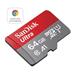 SanDisk Ultra 64GB microSD card for Chromebook 150MBps SDSQUAB-064G-GN6FA