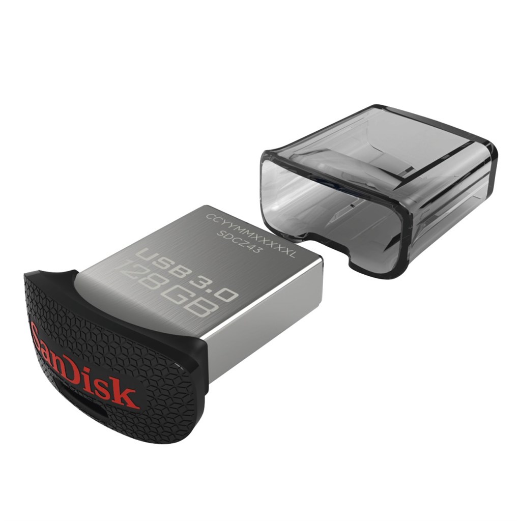 SanDisk Ultra Fit 128 GB Flash disk, USB3.0, 130MB/s 173354