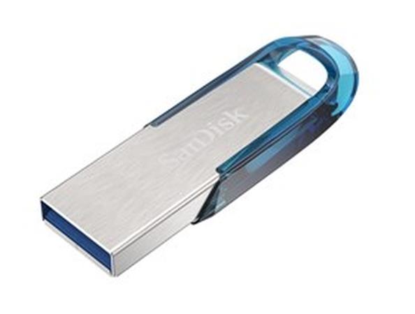 SanDisk Ultra Flair™ USB 3.0 64 GB tropická modrá SDCZ73-064G-G46B