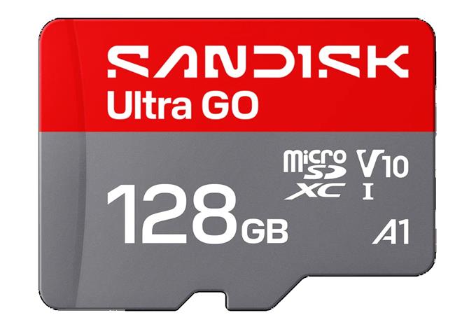 SanDisk Ultra GO microSDHC UHS-I Card 128GB MicroSD 190MB/s Read Full HD video SDSQUGN-128G-GN6MN