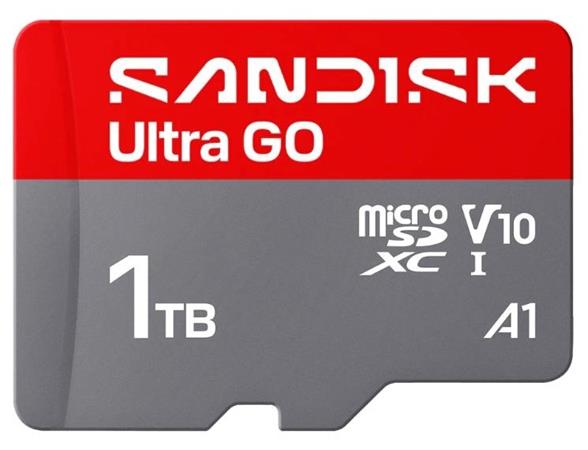 SanDisk Ultra GO microSDHC UHS-I Card 1TB MicroSD 190MB/s Read Full HD video SDSQUGN-1T00-GN6MN
