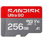 SanDisk Ultra GO microSDHC UHS-I Card 256GB MicroSD 190MB/s Read Full HD video SDSQUGN-256G-GN6MN