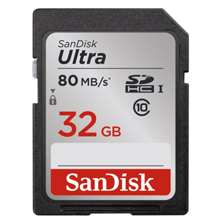 SanDisk Ultra - Paměťová karta flash - 32 GB - Class 10 - 533x - SDHC UHS-I SDSDUNC-032G-GN6IN