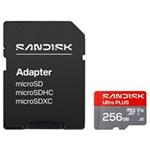 Sandisk Ultra PLUS micro SDHC karta 256GB UHS-I, V10, U1, C10, (200MB/s) SDSQUBQ-256G-GN6MA