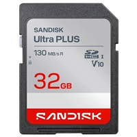 Sandisk Ultra PLUS SDHC karta 32GB UHS-I,V10, U1, C10, (130MB/s) SDSDUB3-032G-GN6IN