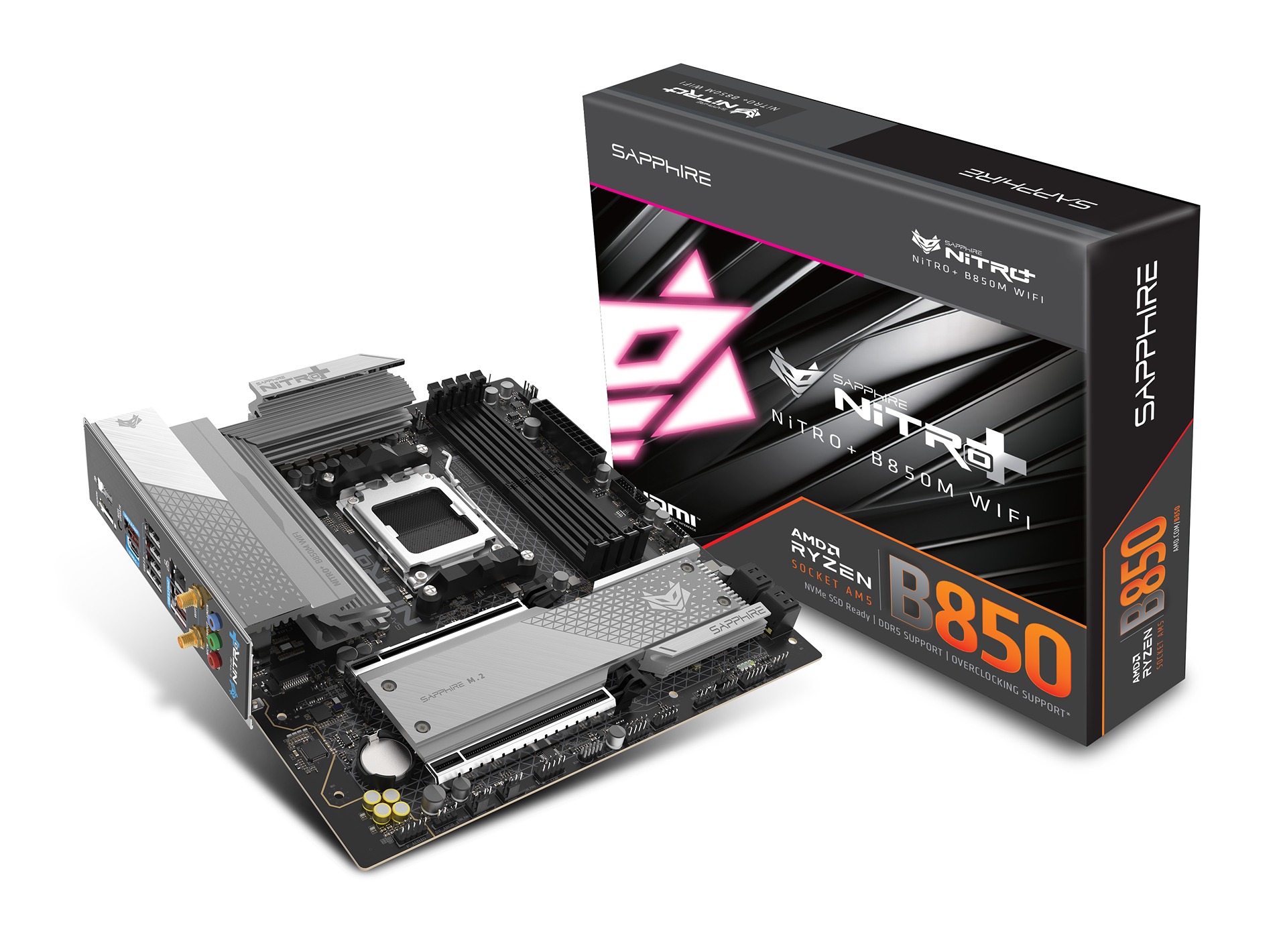 SAPPHIRE NITRO+ B850M WIFI/AM5/mATX 52123-01-40G