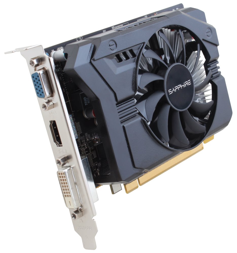 SAPPHIRE RADEON R7 250 / PCI-E / 2GB DDR3 / VGA / DVI-D / HDMI 11215-24-20G