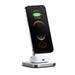 Satechi 2-in-1 Magnetic Wireless Charging Stand - White Aluminium ST-WMCS2M
