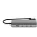 Satechi 7 v 1 USB-C Slim Multiport adaptér s Ethernetom – Sivý (Space Grey) ST-P7SM