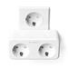 Satechi Dual Smart Outlet works with Apple Homekit - White ST-HK20AW-EU