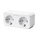 Satechi Dual Smart Outlet works with Apple Homekit - White ST-HK20AW-EU
