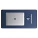 Satechi Eco Leather Desk Mat Blue ST-LDMB