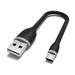 Satechi kábel Flexible USB to Micro USB 0.15m - Black ST-FCM6B