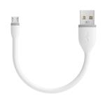 Satechi kábel Flexible USB to Micro USB 0.15m - White ST-FCM6W