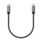 Satechi kábel USB-4 C-to-C Cable 25cm - Space Gray ST-U4C25M