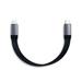 Satechi kábel USB-C to USB-C Gen 2 Flat Cable - Space Gray ST-TCCFC