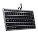 Satechi klávesnica Slim W1 Wired Backlit Keyboard - Space Gray ST-UCSW1M