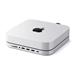Satechi Mac Mini M4 Stand & Hub with SSD Enclosure – Silver ST-GNMMES