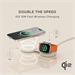 Satechi Qi2 OntheGo 2-in-1 Wireless Charger - Sand ST-QTG21W