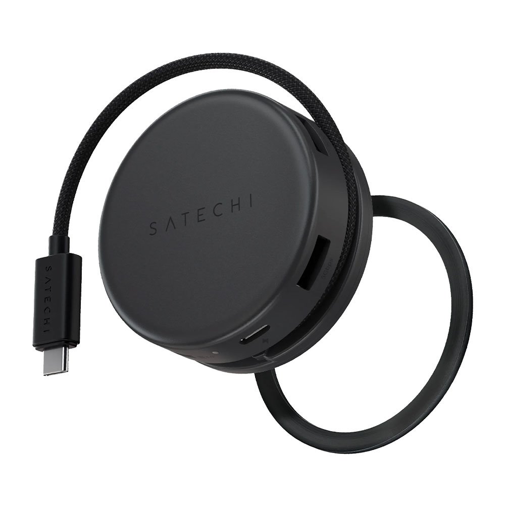 Satechi USB-C Hub OntheGo 7-in-1 Multiport Adapter - Space Black ST-POTG7C