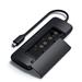 Satechi USB-C Hybrid Multiport adaptér with SSD enclosure - Black Aluminium ST-UCHSEK
