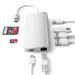 Satechi USB-C Multiport adaptér 4K 8ports - Silver Aluminium ST-TCMAS