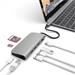 Satechi USB-C Multiport adaptér 4K 8ports - Space Gray Aluminium ST-TCMAM