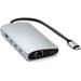 Satechi USB-C Multiport adaptér 8K with Ethernet V3 - Silver ST-P8KES