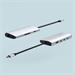 Satechi USB-C Multiport adaptér 8K with Ethernet V3 - Silver ST-P8KES