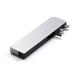 Satechi USB-C Pro Hub Max Adapter - Silver Aluminium ST-UCPHMXS