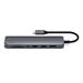 Satechi USB-C Slim Multiport adaptér with Ethernet - Space Gray Aluminium ST-UCSMA3M