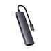 Satechi USB-C Slim Multiport adaptér with Ethernet - Space Gray Aluminium ST-UCSMA3M