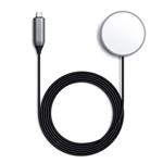 Satechi USB-C Wireless Magnetic Charging Cable - Space Gray ST-UCQIMCM