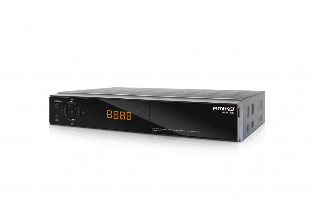Satelitný prijímač Amiko SHD 8155 DVB-S2, H.265, Skylink 5999883022801