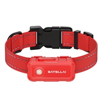 SATELLAI Collar Go L - GPS lokátor, komunikátor a monitor zdraví, červený TG1-EU-SR-L