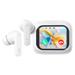 SBOX bezdrátová sluchátka, dobíjecí box, dotykový displej, ANC, Bluetooth 5.4, bílá (EB-TWS08-W) 3858894506804