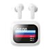 SBOX bezdrátová sluchátka, dobíjecí box, dotykový displej, ANC, Bluetooth 5.4, bílá (EB-TWS08-W) 3858894506804