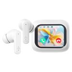SBOX bezdrátová sluchátka, dobíjecí box, dotykový displej, ANC, Bluetooth 5.4, bílá (EB-TWS08-W) 3858894506804