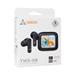 SBOX bezdrátová sluchátka, dobíjecí box, dotykový displej, ANC, Bluetooth 5.4, černá (EB-TWS08) 3858894506798