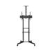 SBOX - Držiak na TV s poličkou, podlahový stojan s kolieskami 32" - 55", FS-401 616320531379