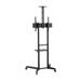 SBOX - Držiak na TV s poličkou, podlahový stojan s kolieskami 32" - 55", FS-401 616320531379