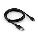 SBOX Kábel USB 3.0/USB 3.0 Type C 1,5m blk CTYPE-15
