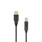 SBOX kabel USB AM - USB BM, 2m, retail, černá
