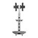 SBOX mobilní podlahový držák pro LCD/LED 37"- 70", černo-stříbrný (FS-500) 0616320536459